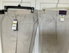 33 pairs of assorted capris and long pants, some new with tags….$3,4,5, The Villages Florida