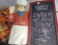 Chef sign and Chalk Board The Villages Florida