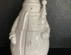 White Ceramic Snowman Cookie Jar The Villages Florida