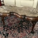 Coffee Table, Antique Brown Marble Top The Villages Florida