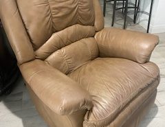 Lazy boy recliner saddle tan manual recline The Villages Florida