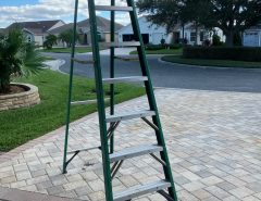 Green 8 Foot Step Ladder 250 ” capacity The Villages Florida