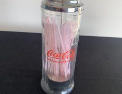 Coca-Cola Vintage Glass Straw Dispenser The Villages Florida