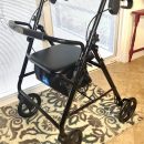 Medline Rollator Folding Walker with Storage, Back Pad, Locking Hand Brakes The Villages Florida