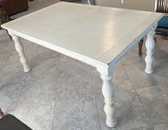 Aberdeen Dining Table in distressed off-white The Villages Florida