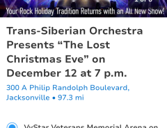 Trans-Siberian orchestra tickets The Villages Florida