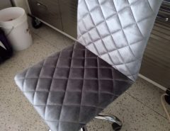 silver gray swivel chair The Villages Florida