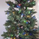 PRICE DROPPED!! Christmas Tree- 7 1/2 ft Slim Wesley Spruce Pre-Lit LED Tree The Villages Florida