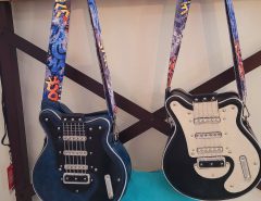 Handbags with strap 2 shaped like guitars, see photos. The Villages Florida