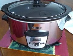 Bella 5 Qt Programmable Stainless Steel Color Slow Cooker Crockpot with Ceramic Pot The Villages Florida