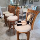 Swiveling Bar Stools (4) In Great shape The Villages Florida