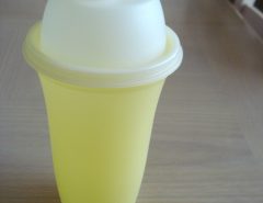 Vintage Yellow Tupperware Gravy or Drink Mixer Shaker The Villages Florida