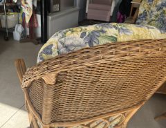 Wicker Chair, Ottoman, Side Table The Villages Florida