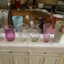 Flower Vases Variety 13 Excellent Condition PLEASE READ AD COMPLETELY!! The Villages Florida