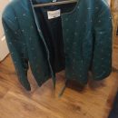 Leather coat dark teal, size 2x The Villages Florida