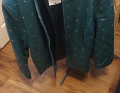 Leather coat dark teal, size 2x The Villages Florida