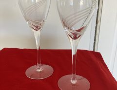 Gorgeous etched wine glasses The Villages Florida