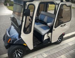 Yamaha QuieTech Drive2 EFI Gas Golf Cart w/Curtis Cab Enclosure The Villages Florida