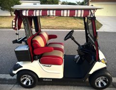 Yamaha QuieTech Drive2 EFI Gas Golf Cart: Like New Condition The Villages Florida