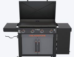 Blackstone 36″ Culinary Omnivore Griddle with Side Table 4-Burner Liquid Propane Flat Top Grill The Villages Florida