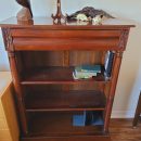 Wood book shelf with hidden drawer on top The Villages Florida