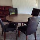 Laminated Hammered Copper Table and chairs The Villages Florida