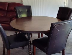 Laminated Hammered Copper Table and chairs The Villages Florida