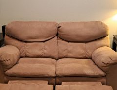 Microfiber Reclining Loveseat The Villages Florida