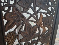 Folding Carved Wood Screen The Villages Florida