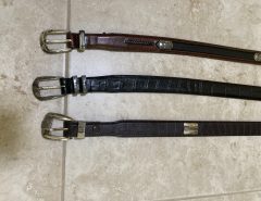 3 Men’s Leather Belts The Villages Florida