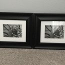 2 quality Black Picture Frames with White Mattes The Villages Florida