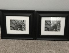 2 quality Black Picture Frames with White Mattes The Villages Florida