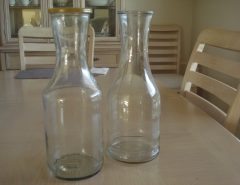 Set of 2 Large Glass Carafes The Villages Florida