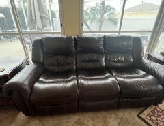 Leather Sofa and Loveseat The Villages Florida