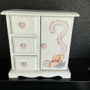 Little Girls White Wood Jewelry Box The Villages Florida