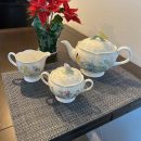 Teapot, sugar bowl, & creamer – Butterfly Meadow by Lenox The Villages Florida