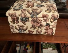 Teddy Bear Pattern  Storage Ottoman The Villages Florida