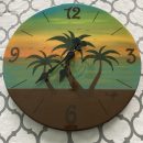 WALL CLOCK PALMTREE DESIGN The Villages Florida