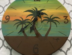 WALL CLOCK PALMTREE DESIGN The Villages Florida