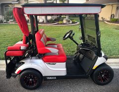 2022 Yamaha QuieTech 4 Passenger Drive2 EFI Gas Golf Cart The Villages Florida