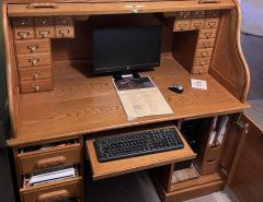 Solid oak roll top desk The Villages Florida