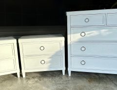 Bassett Ventura Chest and 2 Nightstands – $750 The Villages Florida