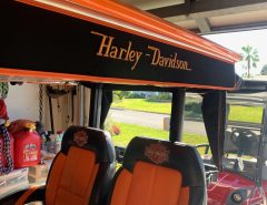 Harley Davidson Themed 2016 Yamaha EFI Gas Golf Cart The Villages Florida