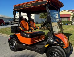 2016 Yamaha EFI Gas Harley Themed Golf Cart The Villages Florida