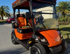 2016 Yamaha EFI Gas Harley Davidson Themed Golf Cart The Villages Florida