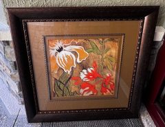 Framed Floral Artwork The Villages Florida