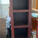 brown bookcase skinny The Villages Florida