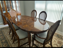 Dining room table and hutch The Villages Florida