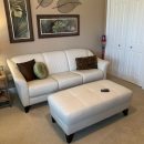 Leather Sofa & Ottoman The Villages Florida