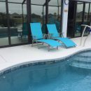 Matching Aqua lounge chairs The Villages Florida